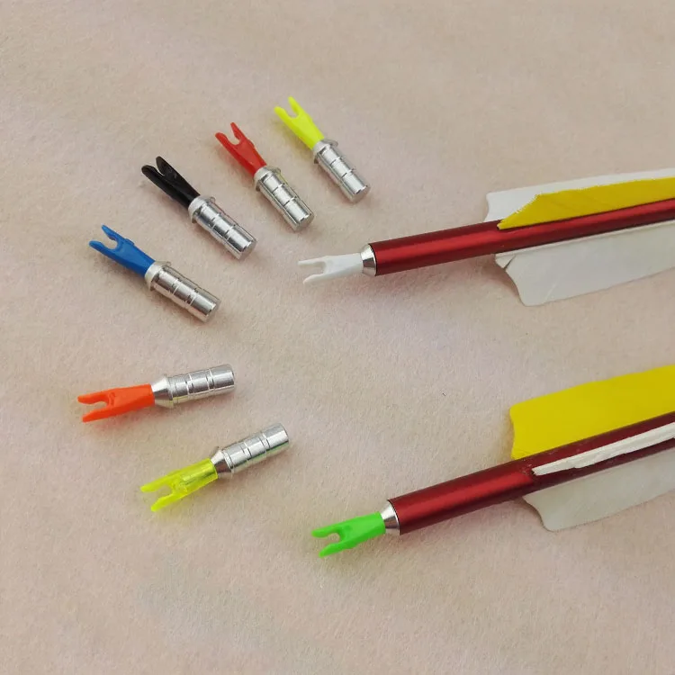 Arrow Nock pin pour ID 4.2 mm Arrow Nocks 12pcs Plastic Arrow Pinnock